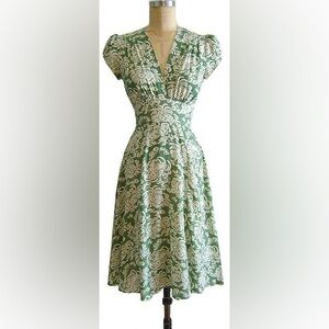 Retro Trashy Diva Green Obi Ashley Mums Dress